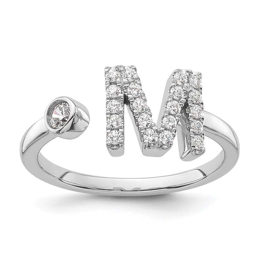 Initial Adjustable Diamond Rings