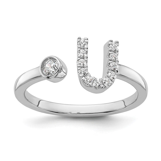 Initial Adjustable Diamond Rings