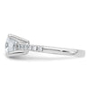 Platinum Certified 2.07ctw Round Lab Grown VS/SI FGH Dia Complete Engagemen