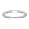 14k White Gold Diamond Wedding Band, 'C' quality dias