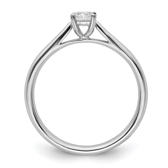 Gold Round Diamond Solitaire Rings