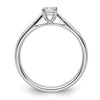 Gold Round Diamond Solitaire Rings