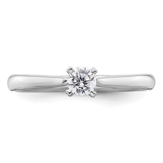 Gold Round Diamond Solitaire Rings
