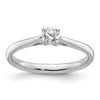 Gold Round Diamond Solitaire Rings