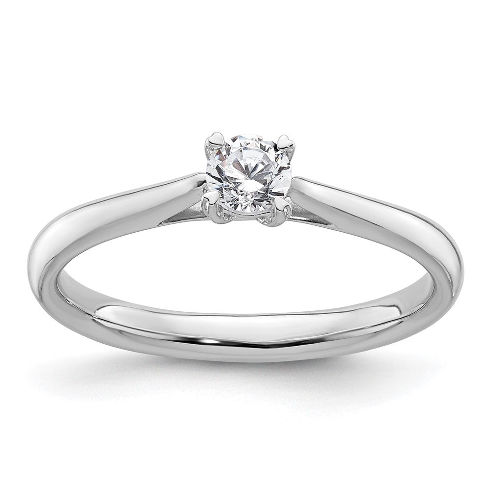 Gold Round Diamond Solitaire Rings