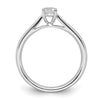 Gold Round Diamond Solitaire Rings