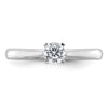 Gold Round Diamond Solitaire Rings