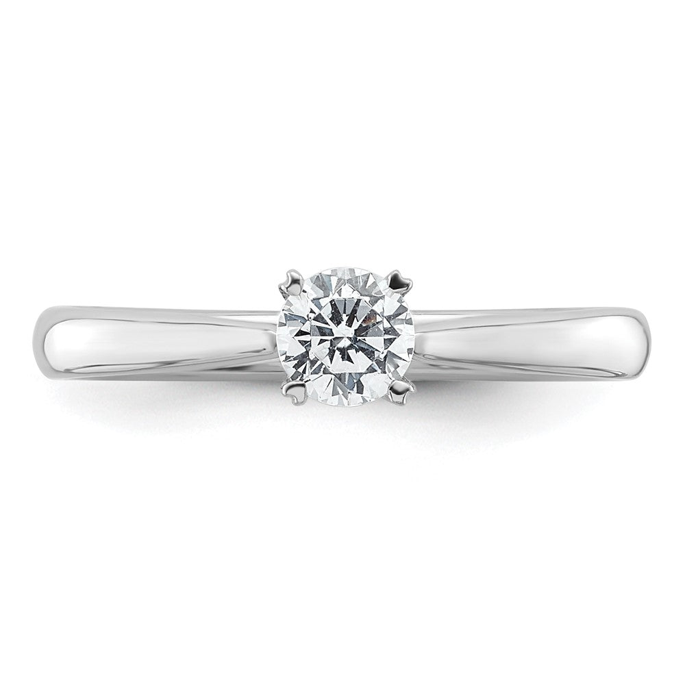 Gold Round Diamond Solitaire Rings
