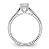 Gold Round Diamond Solitaire Rings