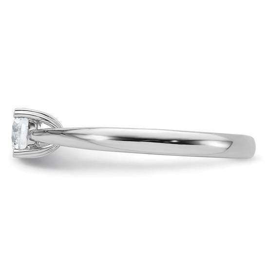 Gold Round Diamond Solitaire Rings