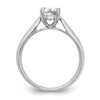 Gold Round Diamond Solitaire Rings
