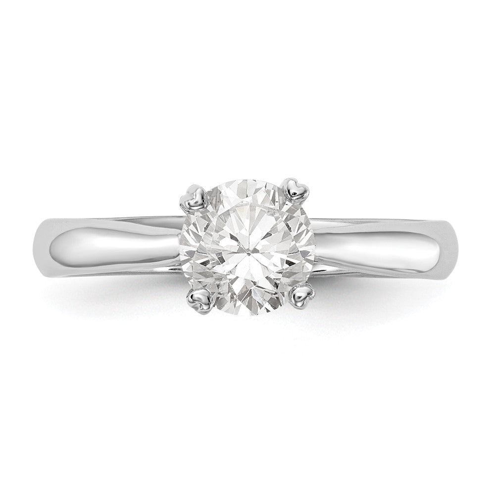 Gold Round Diamond Solitaire Rings