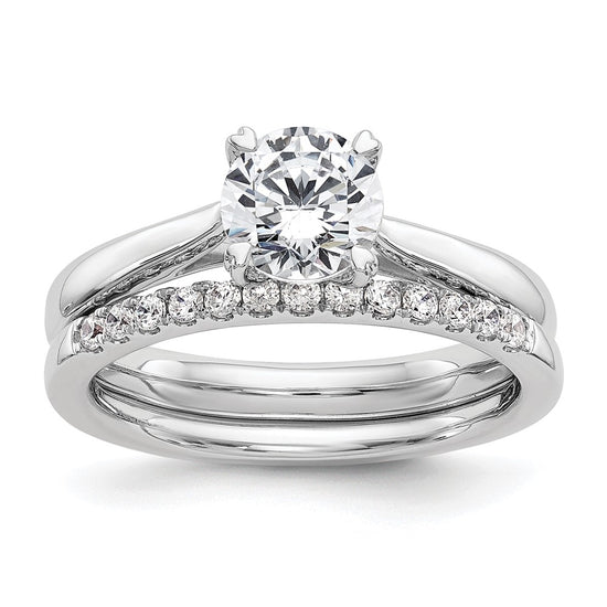 Gold Round Diamond Solitaire Rings