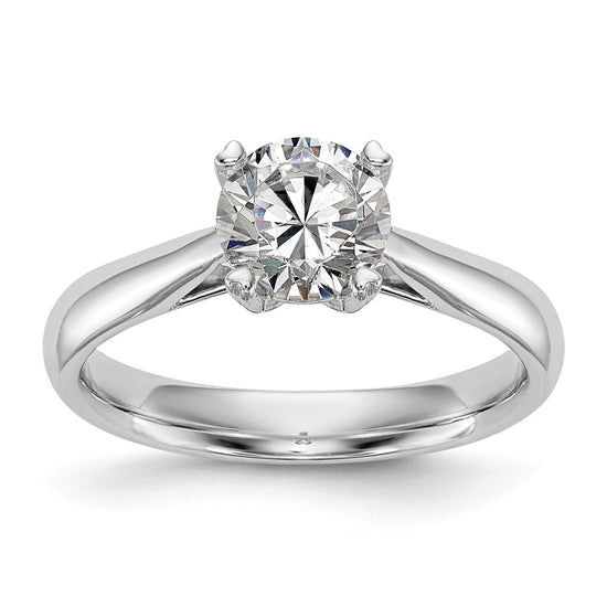 Gold Round Diamond Solitaire Rings