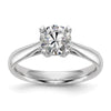Gold Round Diamond Solitaire Rings