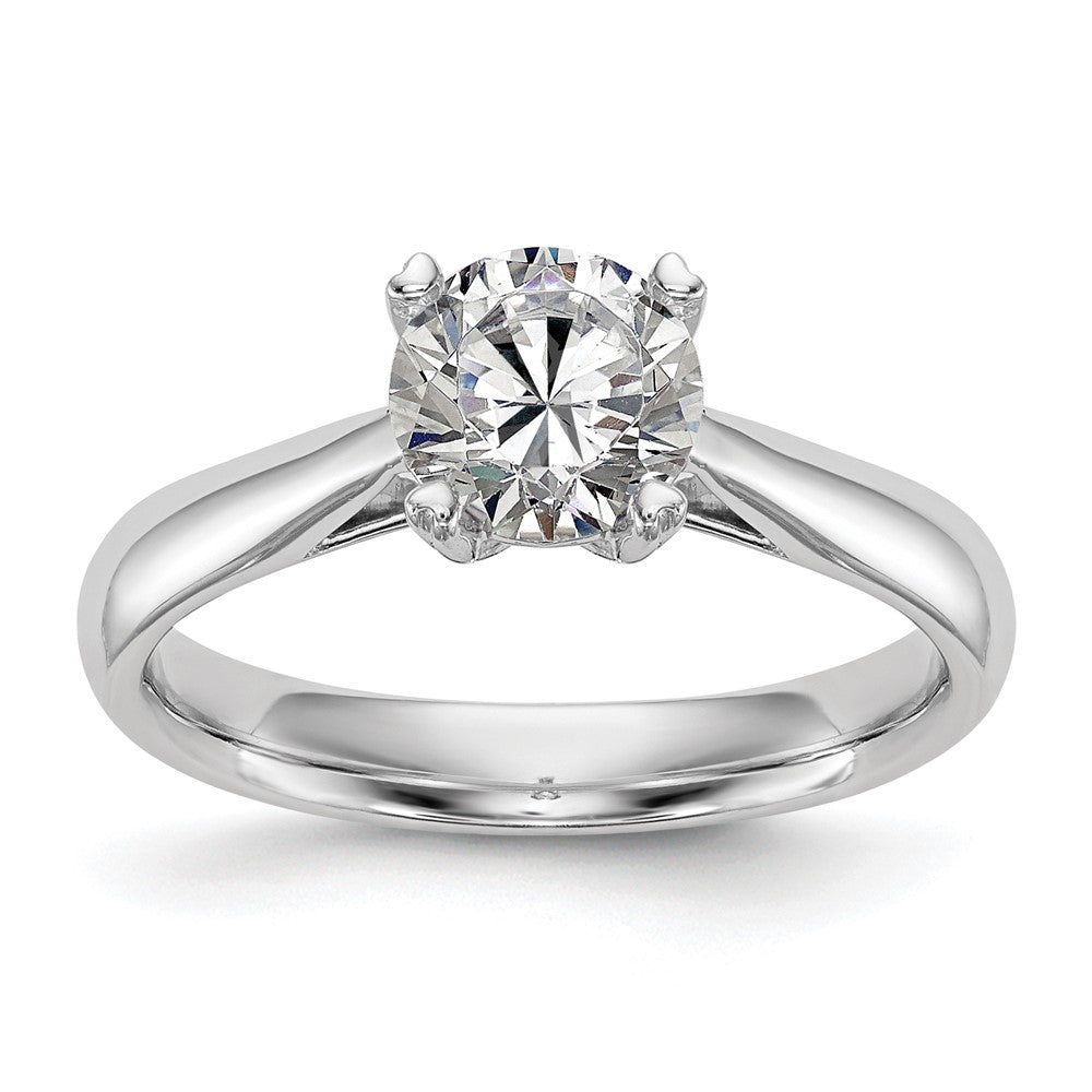 Gold Round Diamond Solitaire Rings