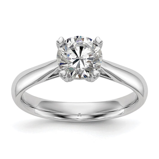 Gold Round Diamond Solitaire Rings