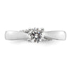 Diamond Solitaire Semi-Mount Engagement Rings