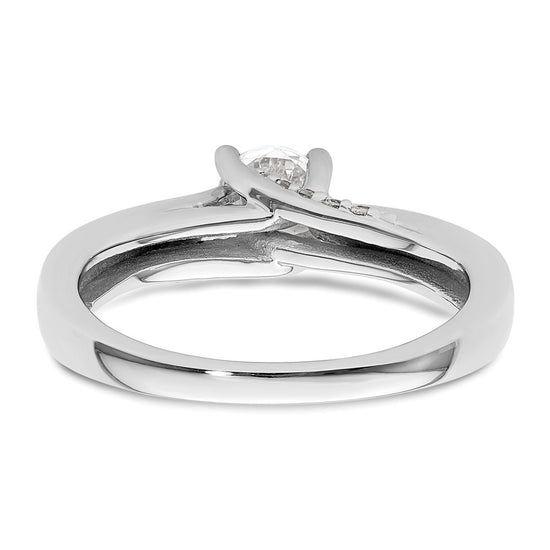 Diamond Solitaire Semi-Mount Engagement Rings