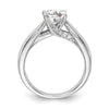 Diamond Solitaire Semi-Mount Engagement Rings