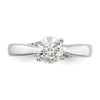 Diamond Solitaire Semi-Mount Engagement Rings