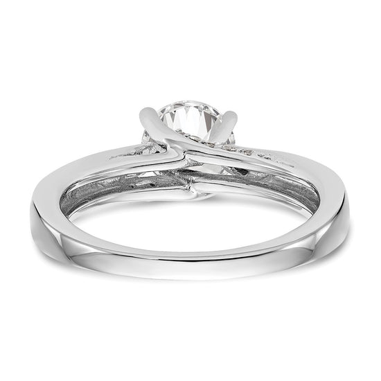 Diamond Solitaire Semi-Mount Engagement Rings