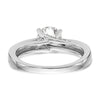 Diamond Solitaire Semi-Mount Engagement Rings