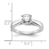 Diamond Solitaire Semi-Mount Engagement Rings