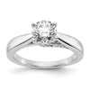 Diamond Solitaire Semi-Mount Engagement Rings