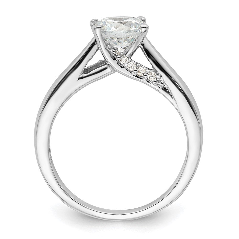 Diamond Solitaire Semi-Mount Engagement Rings