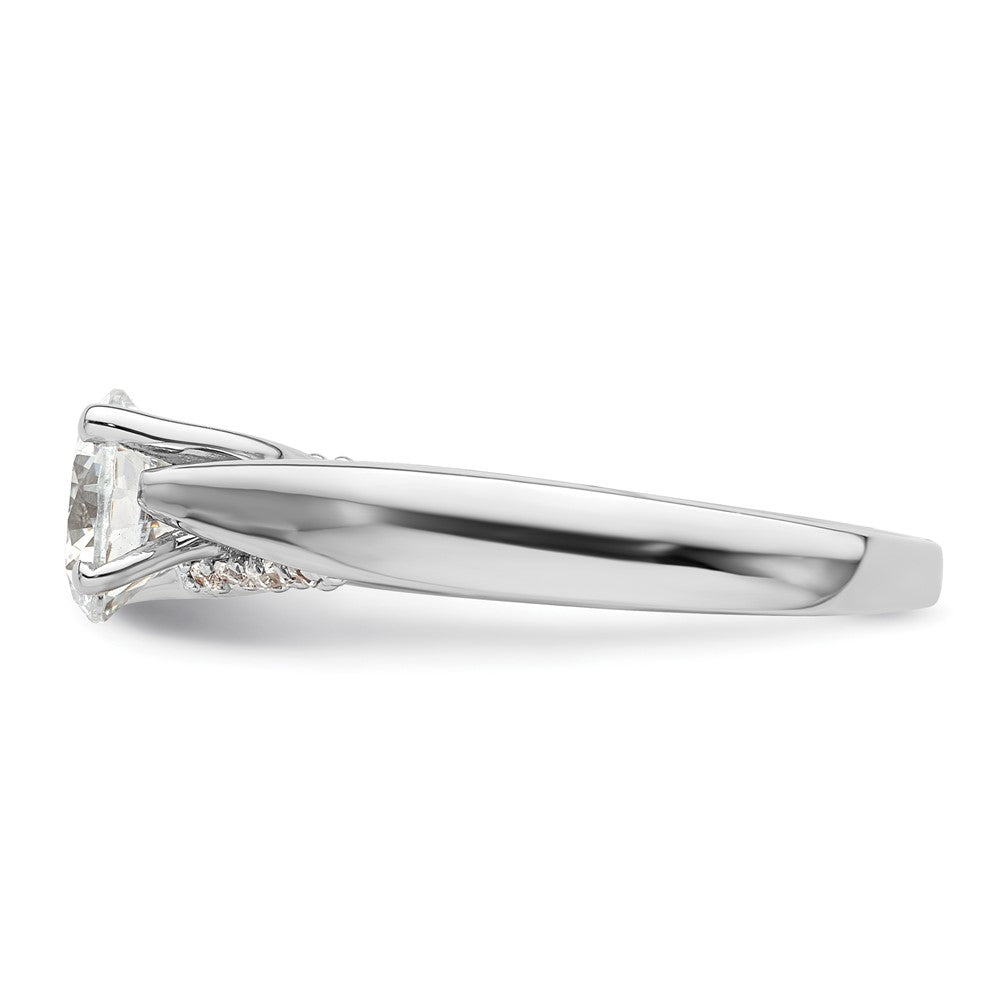 Diamond Solitaire Semi-Mount Engagement Rings