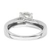 Diamond Solitaire Semi-Mount Engagement Rings