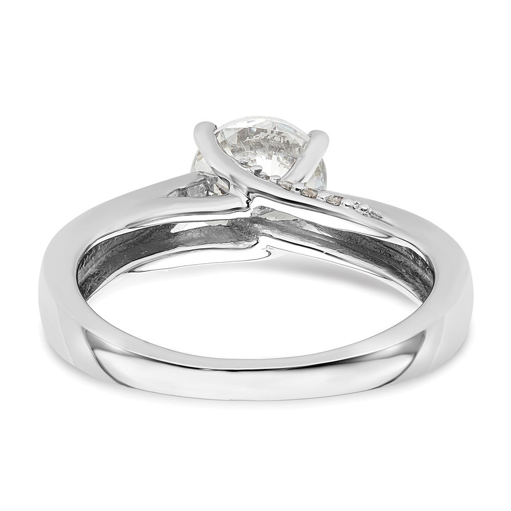 Diamond Solitaire Semi-Mount Engagement Rings