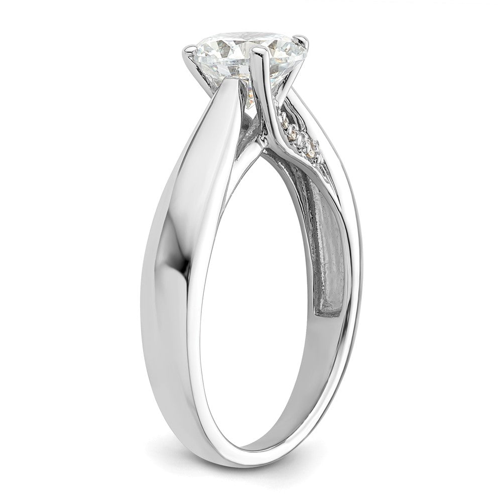 Diamond Solitaire Semi-Mount Engagement Rings