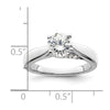 Diamond Solitaire Semi-Mount Engagement Rings
