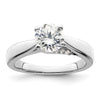 Diamond Solitaire Semi-Mount Engagement Rings