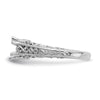 14k White Gold Round Solitaire 5/8 carat Center Vintage Engagement Ring Mounting