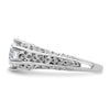 14k White Gold 1.25 carat (7.00 mm) 6-Prong Vintage Round Solitaire Engagement Ring Mounting