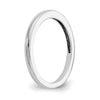 14k White Gold Polished Wedding Band