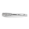 14k White Gold 1/8 carat Diamond Complete Wedding Band