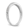 14k White Gold 1/8 carat Diamond Complete Wedding Band