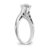 Peg Set Diamond Semi-mount Engagement Rings