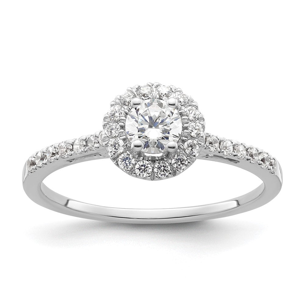 Halo Diamond Semi-mount Engagement Rings