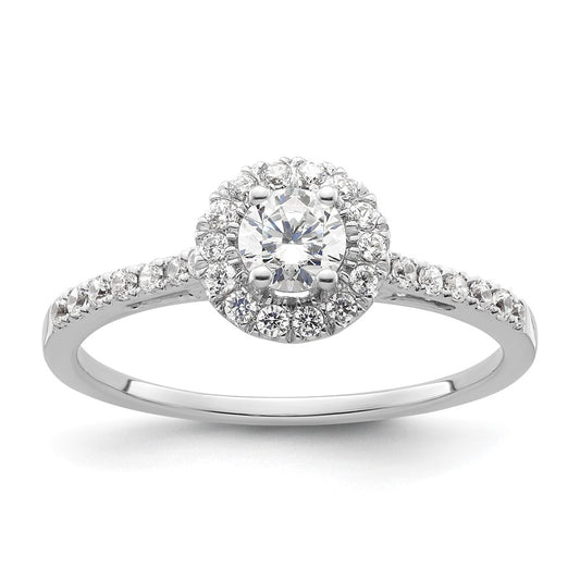 Halo Diamond Semi-mount Engagement Rings