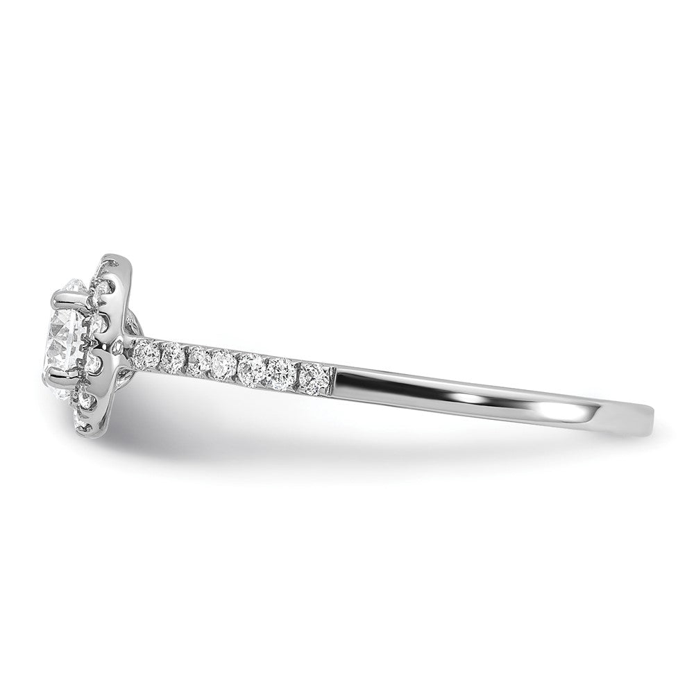 Halo Diamond Semi-mount Engagement Rings