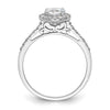 Halo Diamond Semi-mount Engagement Rings