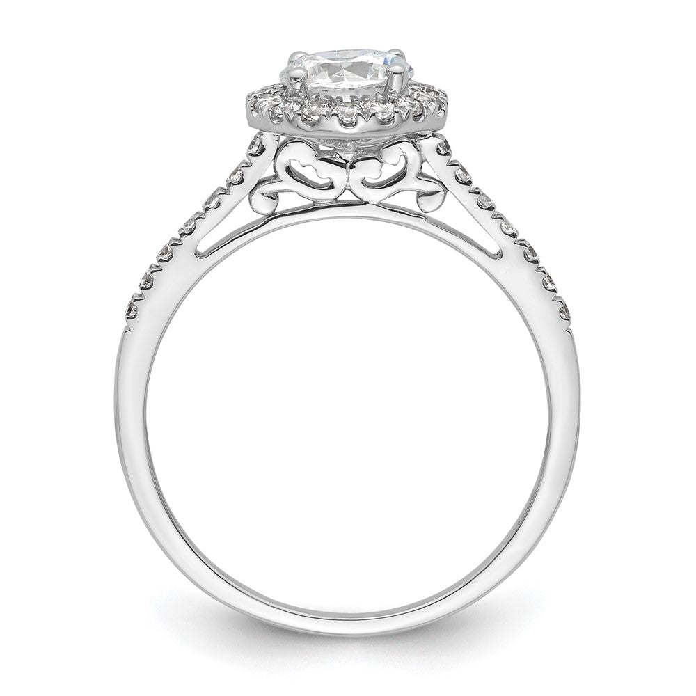 Halo Diamond Semi-mount Engagement Rings