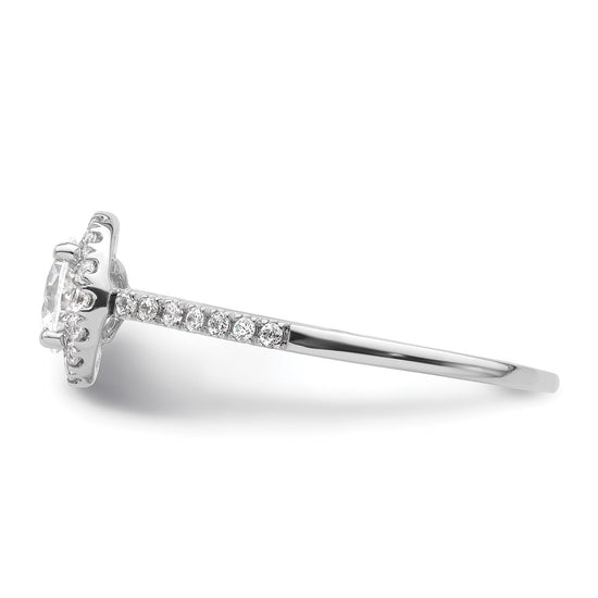 Halo Diamond Semi-mount Engagement Rings