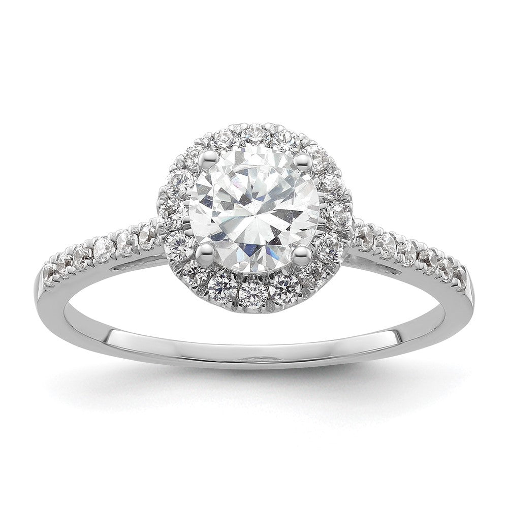 Halo Diamond Semi-mount Engagement Rings