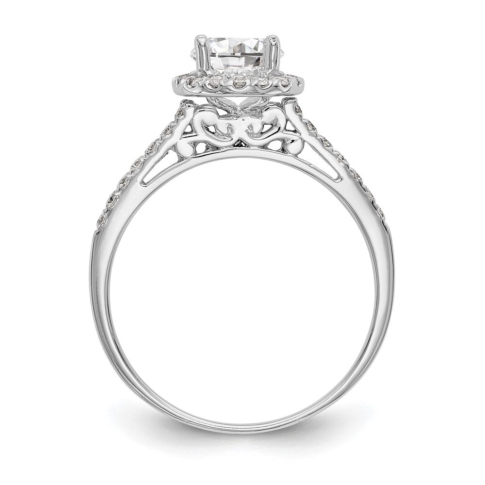 Halo Diamond Semi-mount Engagement Rings